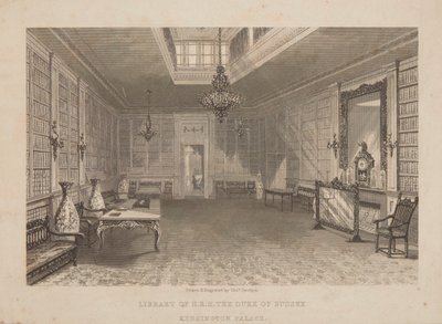 La biblioteca del Sussex da Thomas Onwhyn