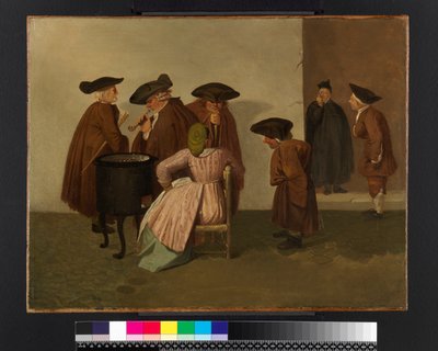 Interno di una caffetteria italiana, c.1747-55 da Thomas Patch