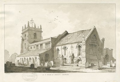 Chiesa di Audley da Thomas Peploe Wood