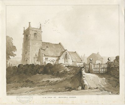 Chiesa di Bucknall da Thomas Peploe Wood