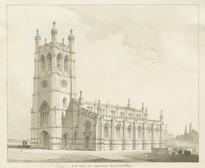 Burslem - Chiesa di San Paolo da Thomas Peploe Wood