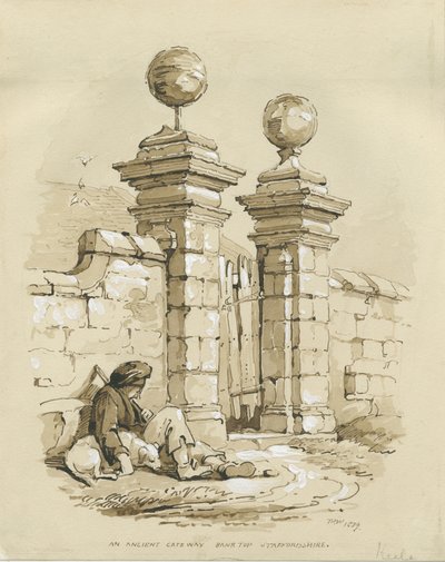 Colwich - Antico portale a Bank Top da Thomas Peploe Wood