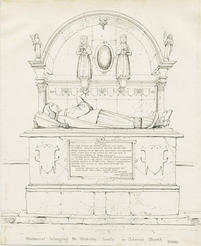 Colwich - Tomba di Robert Wolseley da Thomas Peploe Wood