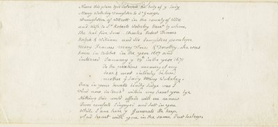Colwich - Iscrizione del monumento Wolseley da Thomas Peploe Wood