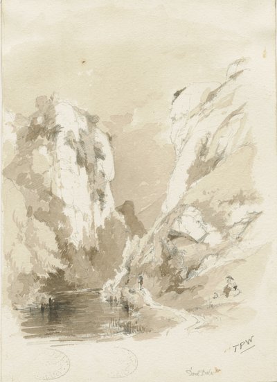 Dovedale - paesaggio da Thomas Peploe Wood