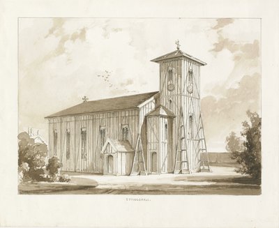 Chiesa di Ettingshall da Thomas Peploe Wood