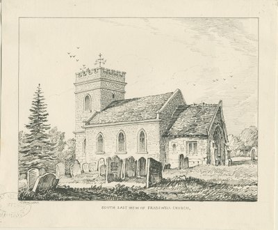 Chiesa di Fradswell da Thomas Peploe Wood