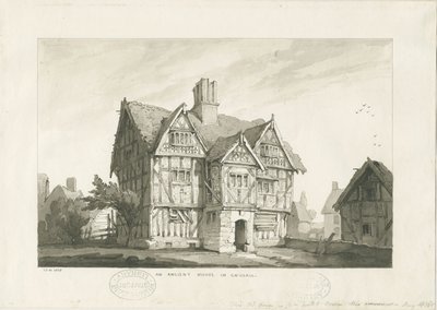 Villaggio di Gnosall - Casa Antica da Thomas Peploe Wood