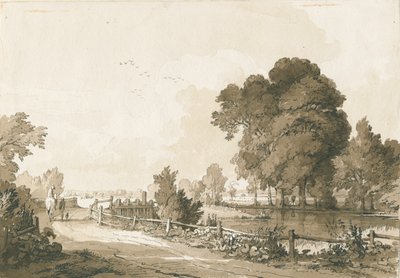 Great Haywood - Chiuse sul fiume Trent da Thomas Peploe Wood