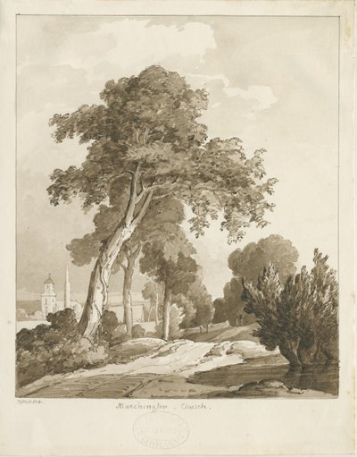 Marchington Church da Thomas Peploe Wood