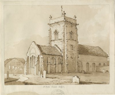Stafford - Chiesa di San Chad da Thomas Peploe Wood