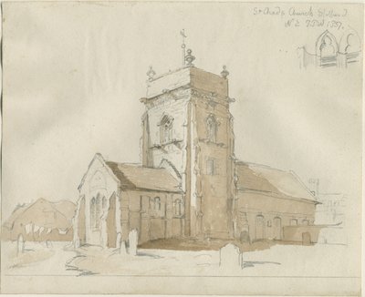 Stafford - Chiesa di San Chad da Thomas Peploe Wood