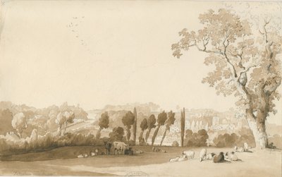 Tettenhall - Vista Distante da Sud-Est da Thomas Peploe Wood