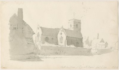 Chiesa di Trysull, 2 settembre 1837 da Thomas Peploe Wood