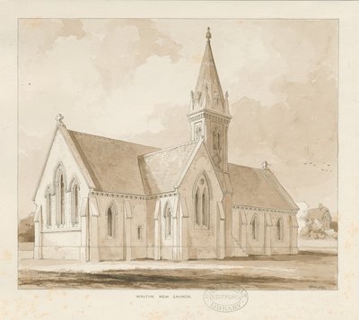 Chiesa di Walton-on-the-Hill [Nuova] da Thomas Peploe Wood