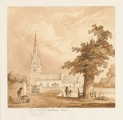 Chiesa di Wombourne da Thomas Peploe Wood