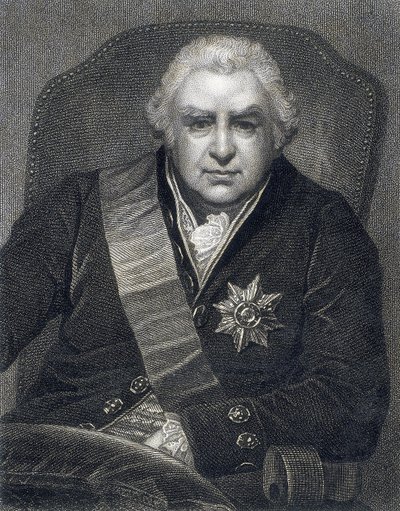 Joseph Banks, Presidente della Royal Society, botanico da Thomas Philips