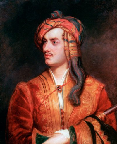 Byron di Rochdale in abito albanese, 1813 da Thomas Phillips