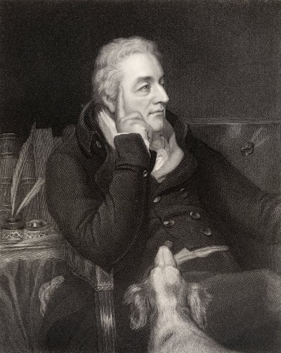 Ritratto di George Wyndham, 3° conte di Egremont, inciso da H.R. Cook, da 