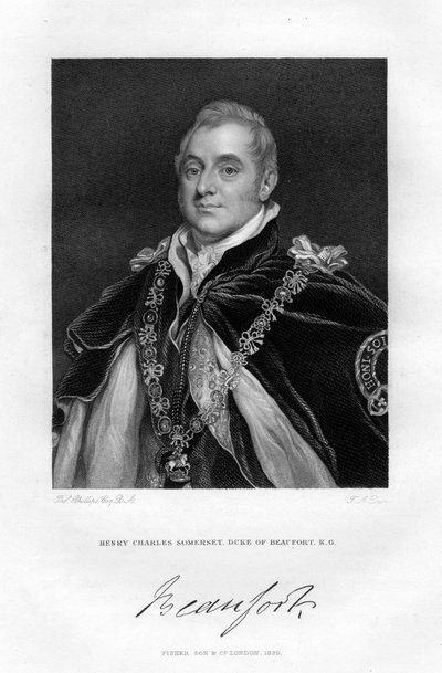 Henry Charles Somerset, Duca di Beaufort, 1829 da Thomas Phillips