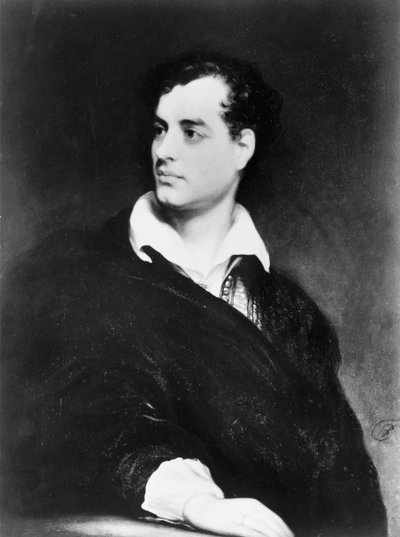 Lord Byron, poeta romantico inglese da Thomas Phillips