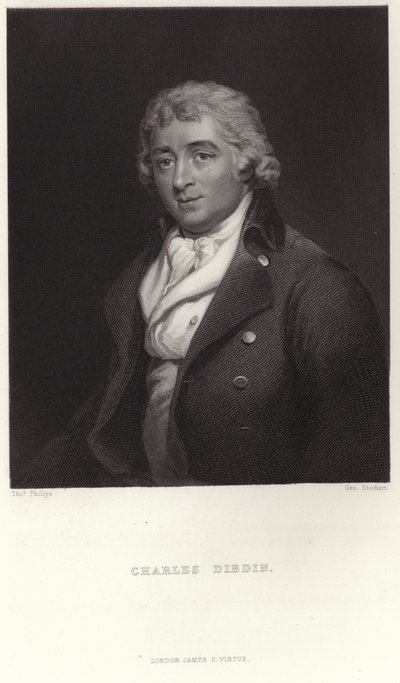 Ritratto di Charles Dibdin da Thomas Phillips