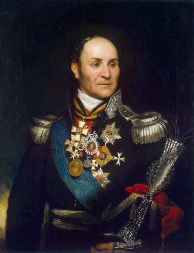 Ritratto del conte Matvei Ivanovich Platov (1757-1818) da Thomas Phillips