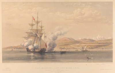 H.M.S. Highflyer Captn John Moore C.B. &c. all