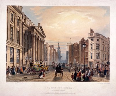 Mansion House e Cheapside, Londra da Thomas Picken