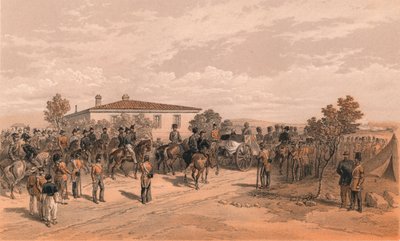 Il corteo funebre di Lord Raglan lascia il quartier generale da Thomas Picken