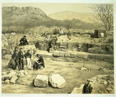 Veduta del Tempio di Marte, da 