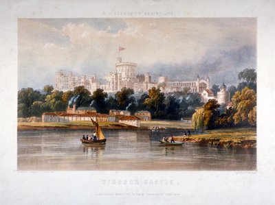 Castello di Windsor, Berkshire, 1851 da Thomas Picken