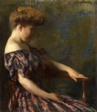 Un abito fiorito da Thomas Pollock Anshutz