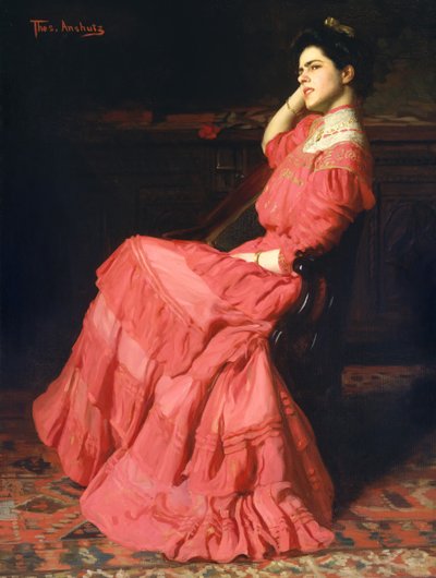 Una rosa, 1907 da Thomas Pollock Anshutz