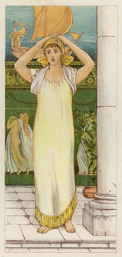 Danae in attesa del ritorno di Perseo da Thomas Ralph Spence