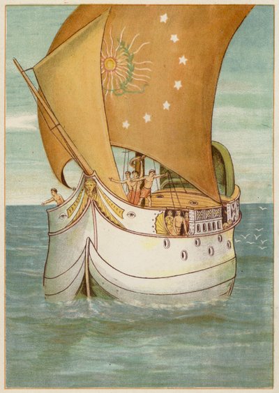 Perseo e la sua sposa in navigazione verso Serifo da Thomas Ralph Spence