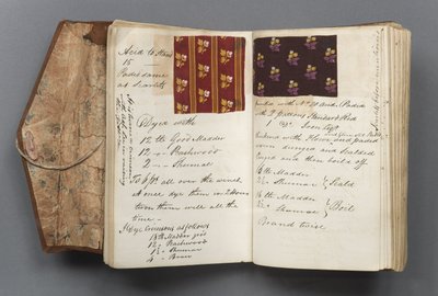 Libro dei registri del tintore da Thomas Ratcliffe