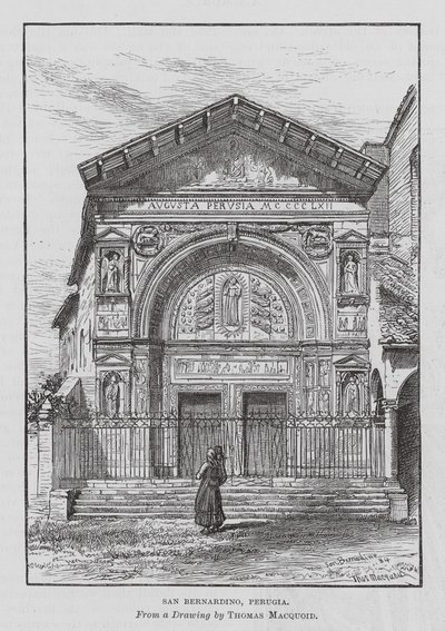 San Bernardino, Perugia da Thomas Robert Macquoid