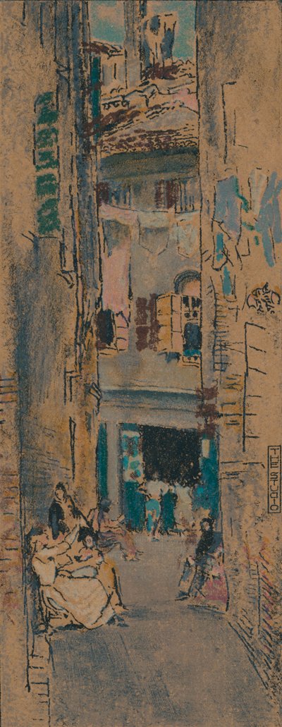 Infilatori di perline, Venezia, c1904 da Thomas Robert Way