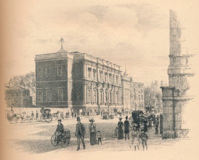 Esterno della Sala dei Banchetti, Palazzo di Whitehall, 1902 da Thomas Robert Way