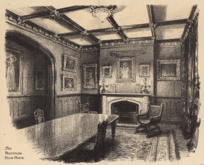 Sala del Beefsteak Club da Thomas Robert Way