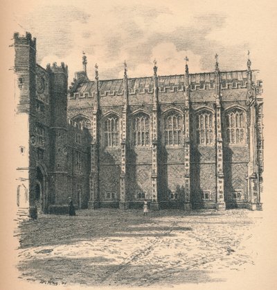 La grande sala di Hampton Court Palace, 1902 da Thomas Robert Way