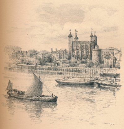 La Torre di Londra dal Tower Bridge da Thomas Robert Way