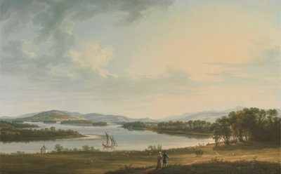 Knock Ninney e Lough Erne da Bellisle, Contea di Fermanagh, Irlanda da Thomas Roberts