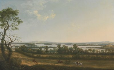 Lough Erne da Knock Ninney, con Bellisle in lontananza, contea di Fermanagh, Irlanda da Thomas Roberts
