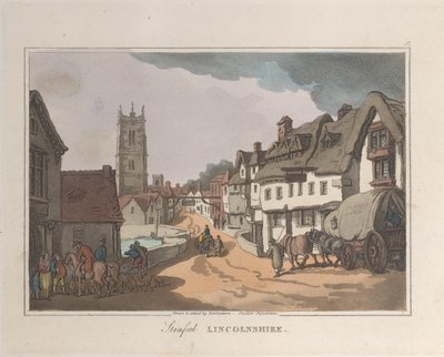 Stamford Lincolnshire, da Schizzi dalla natura da ThomasThomas Rowlandson, Joseph Constantine Stadler Thomas Rowlandson, Joseph Constantine Stadler