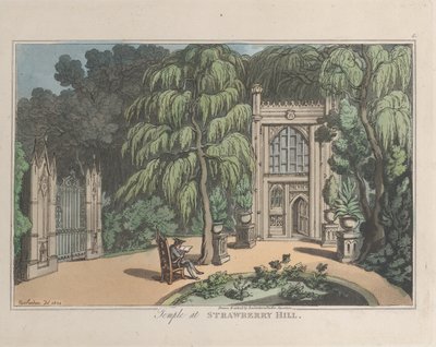 Tempio a Strawberry Hill, da Sketches from Nature, 1822 da ThomasThomas Rowlandson, Joseph Constantine Stadler Thomas Rowlandson, Joseph Constantine Stadler