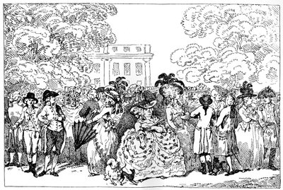 1784, o le mode del giorno, 1784 da Thomas Rowlandson