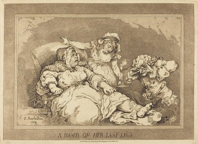 Una Rovina sui Suoi Ultimi Passi da Thomas Rowlandson