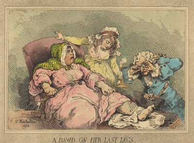 Una ruffiana agli ultimi stadi da Thomas Rowlandson